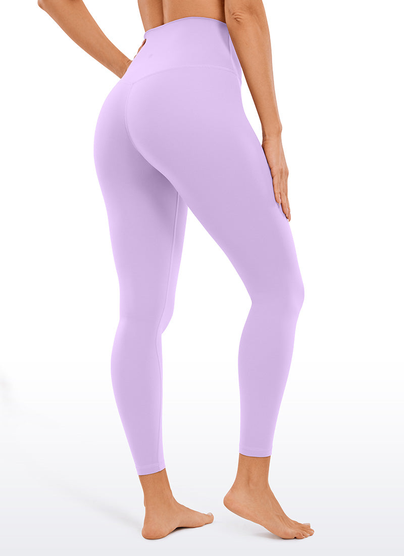 CRZ YOGA 여성용 요가 라운지 하이 라이즈 Butterluxe 요가 레깅스 25인치 엘핀 퍼플