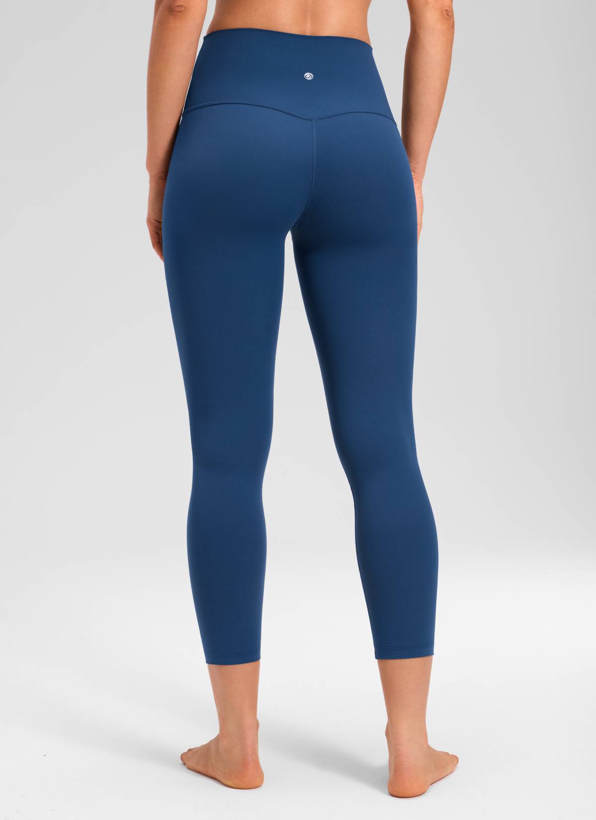 CRZ YOGA Women's Yoga Lounge High Rise Butterluxe Yoga Leggings 23'' French Navy
