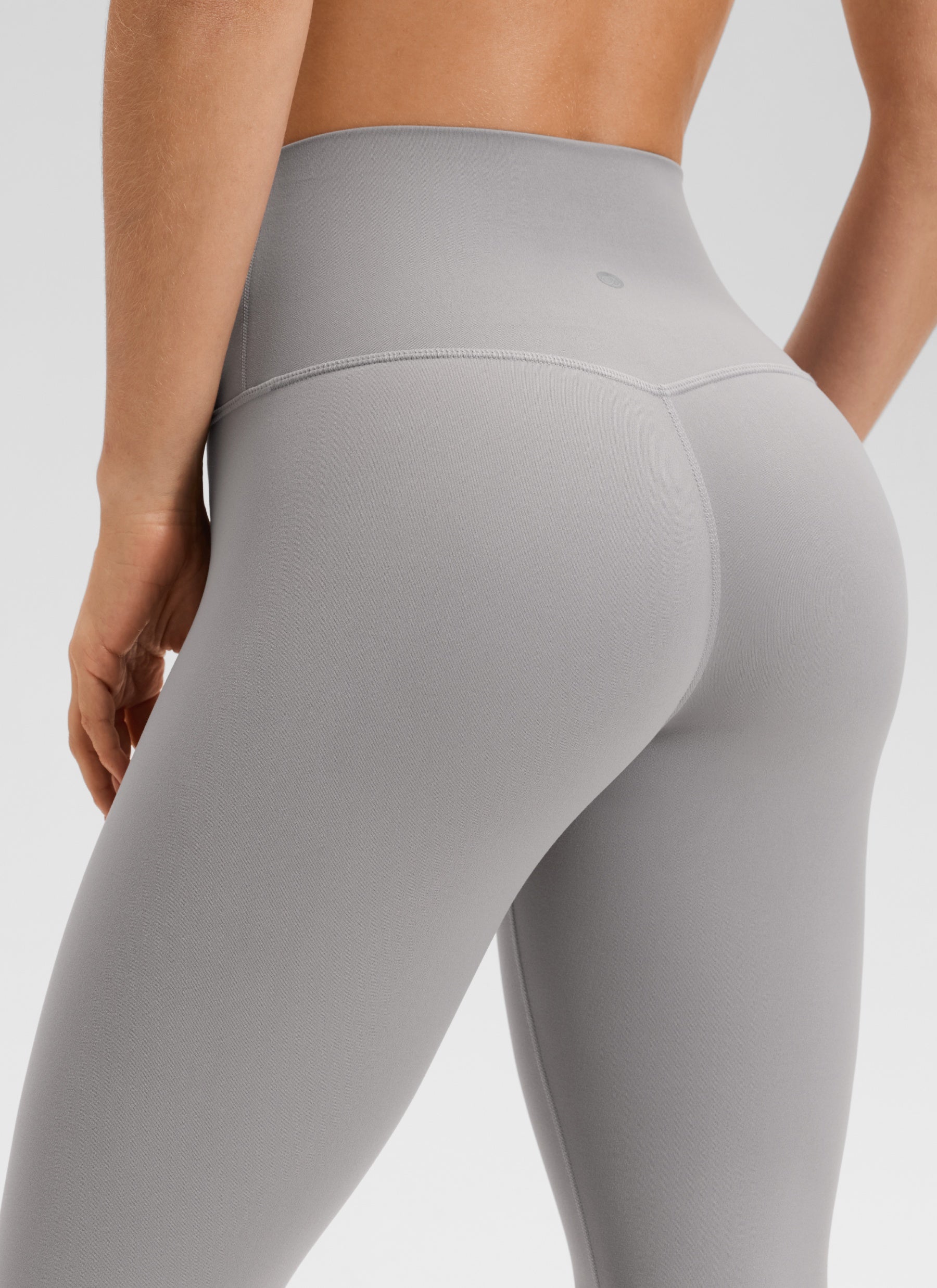 CRZ YOGA Women's Yoga Lounge High Rise Butterluxe Yoga Leggings 28'' Gull Gray