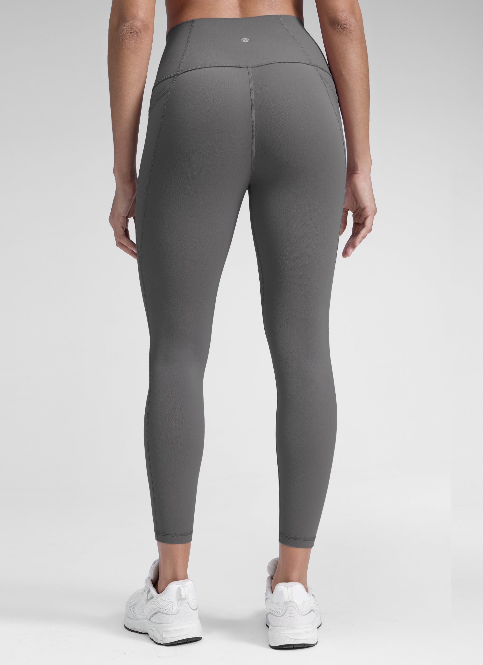 CRZ YOGA 여성용 요가 라운지 하이라이즈 Butterluxe 포켓 레깅스 64cm 애쉬 그레이