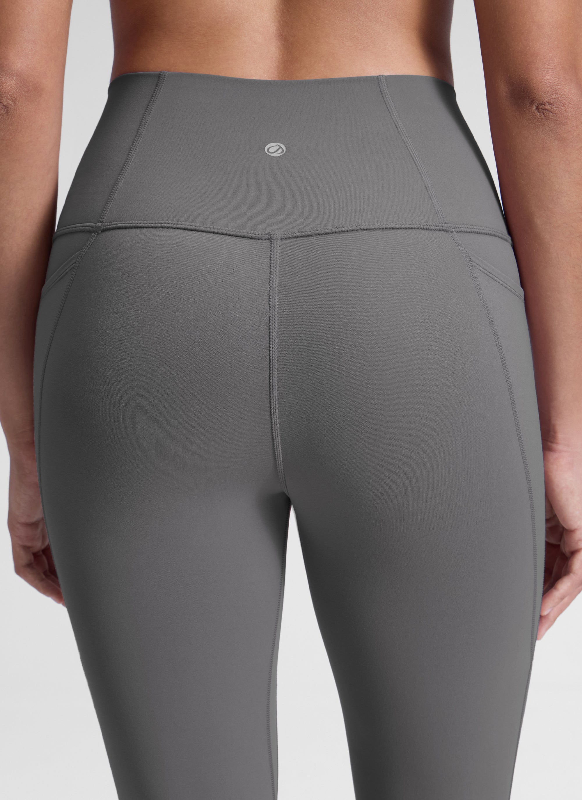 CRZ YOGA 여성용 요가 라운지 하이라이즈 Butterluxe 포켓 레깅스 64cm 애쉬 그레이