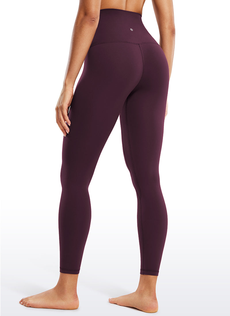CRZ YOGA 여성용 라운지 슈퍼 하이 라이즈 Butterluxe 요가 레깅스 64cm 딥 퍼플
