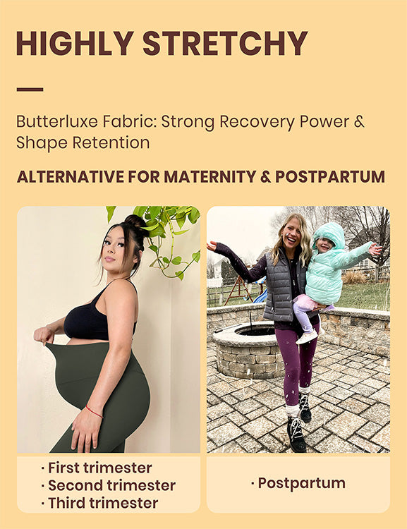CRZ YOGA Women's Lounge Super High Rise Butterluxe Yoga Leggings 25'' Noctilucence Red
